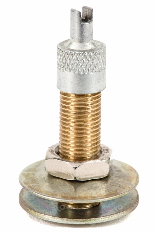 Preview: Car valve, isolated on white background