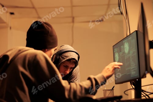 Preview: Cyberattack, criminals hacking database, stealing electronic information