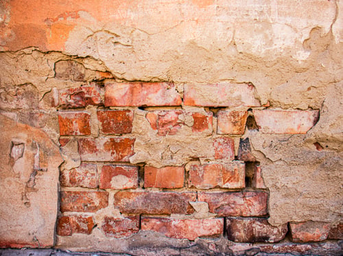 Preview: old red brick wall, background