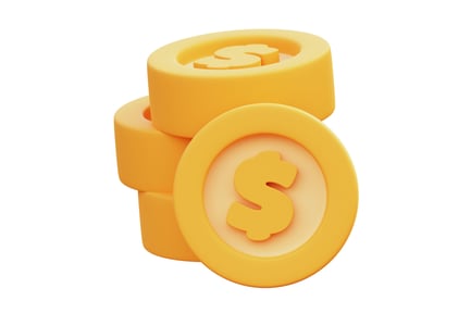 Preview: Coin 3D Illustration
