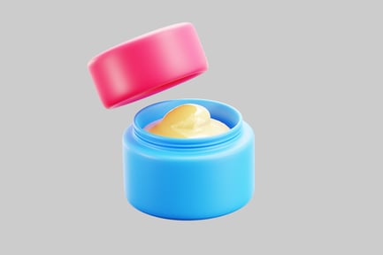 Preview: Face cream container with lid