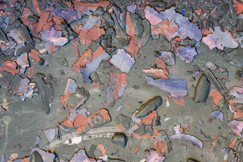 Preview: Background Weathered Paint Cracked- Destroyed Texture. Distress Surface- Abstract Pattern
