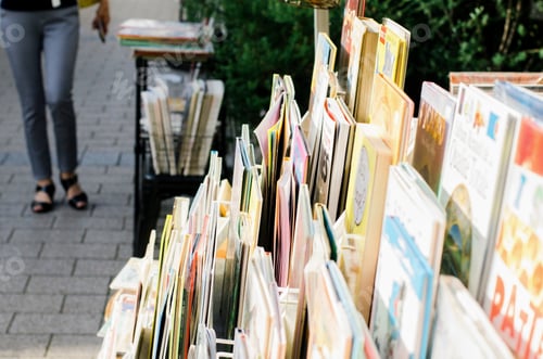 Preview: Old books and magazines at a second hand bookstore in Tokyo.