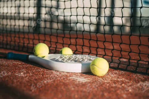 Preview: Padel blade racket on the floor