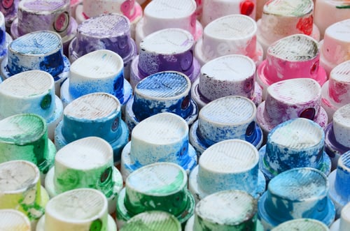 Preview: A pattern from a many nozzles from a paint sprayer for drawing graffiti, s