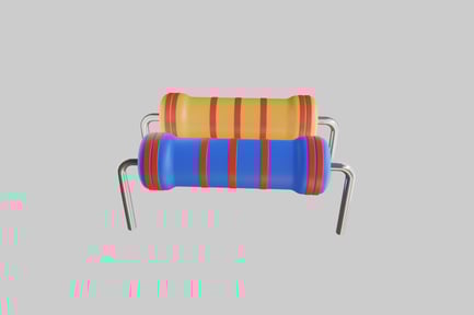 Preview: Electronic resistor component pair