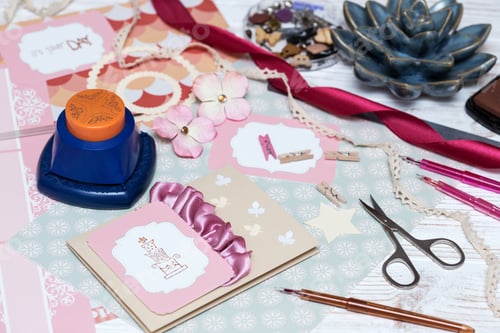 Preview: scrapbook - process of creating a postcard