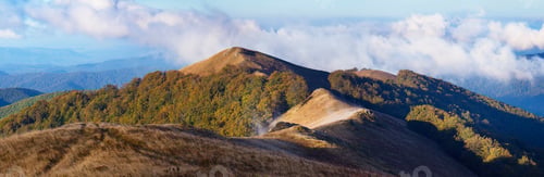 Preview: Autumn panorama in mountains
