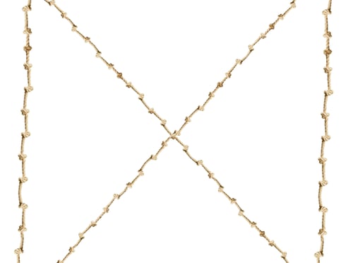 Preview: Minimalist Rope Knot Design on White Background