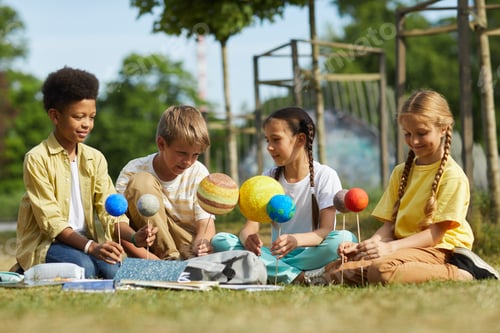 Preview: Kids Planning Group Project for Astronomy Lesson