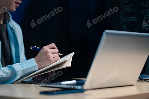 Preview: Development programmer male working in website a software and coding technology.