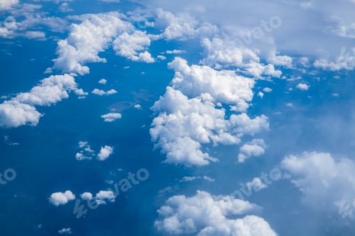 Preview: beautiful clouds in the blue sky. natural background