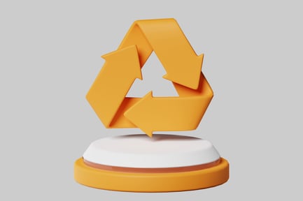 Preview: Recycle Symbol on Display Stand