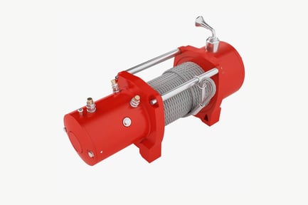 Aperçu: Treuil électrique puissant avec câble en acier