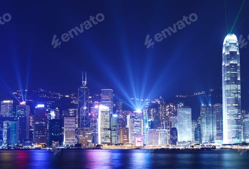 Preview: Hong Kong skyline at night