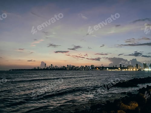 Preview: Golden hour view from marine drive mumbai