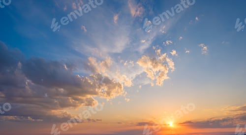 Preview: Sunset sky background