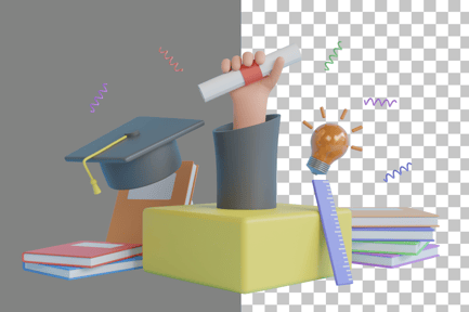 Preview: Graduation 3D Icon