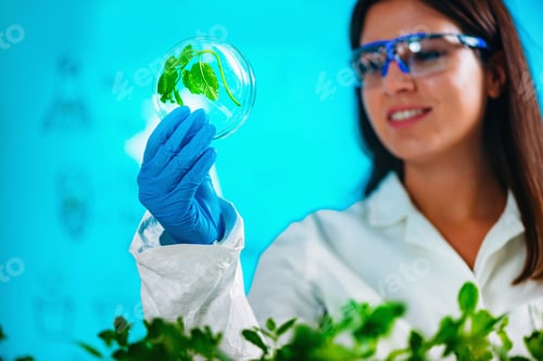 Preview: Biologist Examining Samples