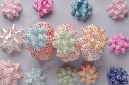 Preview: The pastel color ribbon and bows