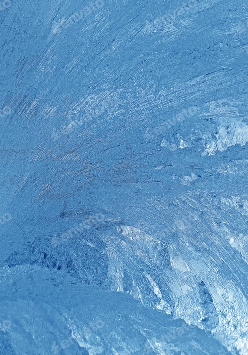 Preview: Natural ice pattern on winter glass