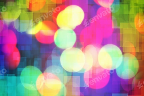 Preview: Abstract Bokeh Background- Holiday Magic Effect. Decor- Christmas Light