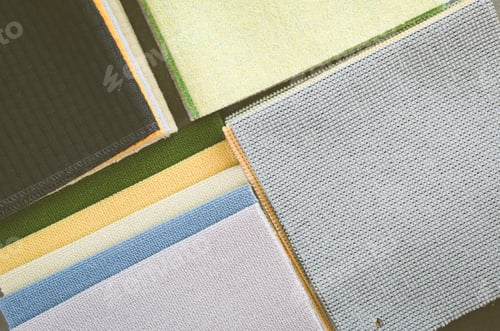 Preview: Closeup shot of different Aida cloth used for cross stitch