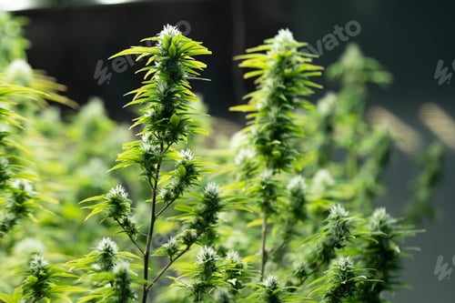 Preview: Green house and harvesting of cannabis weed hemp plants cultivation of marijuana farm laboratory
