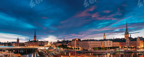 Preview: Stockholm, Sweden. Scenic Famous Panoramic View