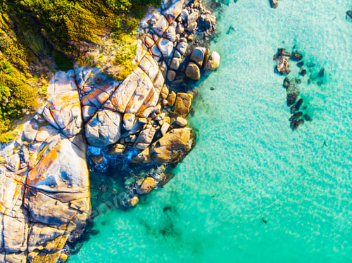 Preview: Bay of Fires Aerial Imagery in Tasmania Australia