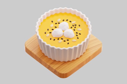 Preview: 3D Korean Hobakjuk Dessert