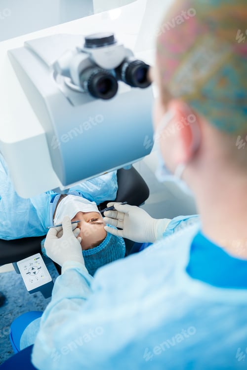Preview: Professional medicine eye correction. Laser eye medical correction.