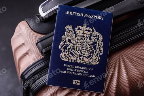 Preview: International passport of a citizen of Great Britain and Northern Ireland