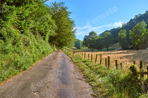 Preview: Countryside, farmland and forest - close to Lyon, France
