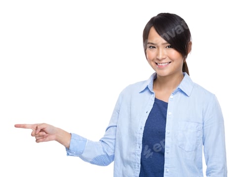 Preview: Woman point finger