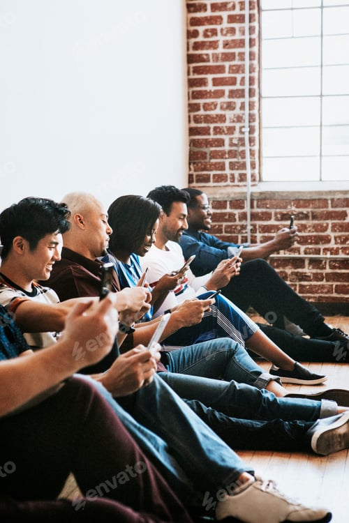Preview: People using phones