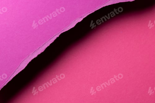 Preview: Ripped up pieces of coloured paper with copy space