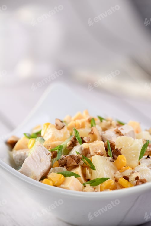 Preview: Chicken salad with pineapple