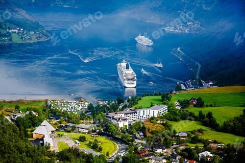 Preview: Geiranger fjord, Norway.