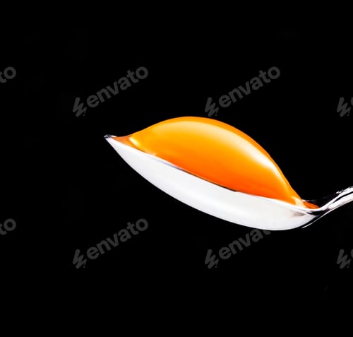 Preview: yolk in the spoon