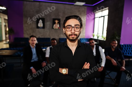 Preview: Multiethnic male bachelor mafia party