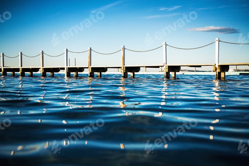Preview: A blue start to the day at the local ocean pool