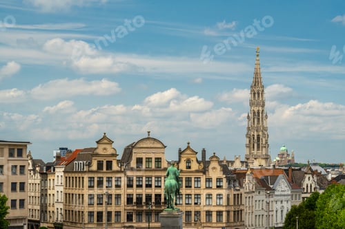 Preview: Mont des Arts on Sunny Day. Brussels, Belgium
