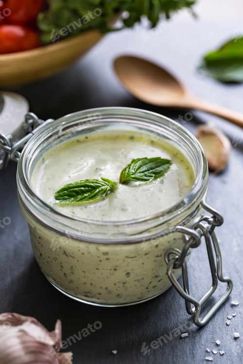 Preview: Basil Yogurt Salad dressing
