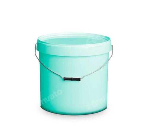 Preview: Plastic container isolated on white background