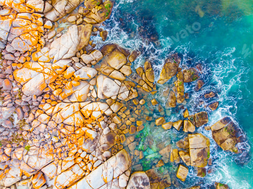 Preview: Bay of Fires Aerial Imagery in Tasmania Australia