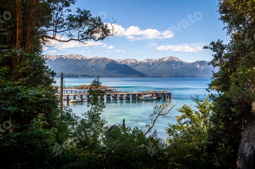 Preview: Pier at Arrayanes National Park - Villa La Angostura, Patagonia, Argentina