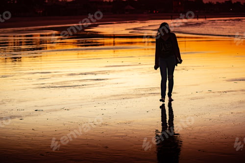 Preview: sunset at the beach