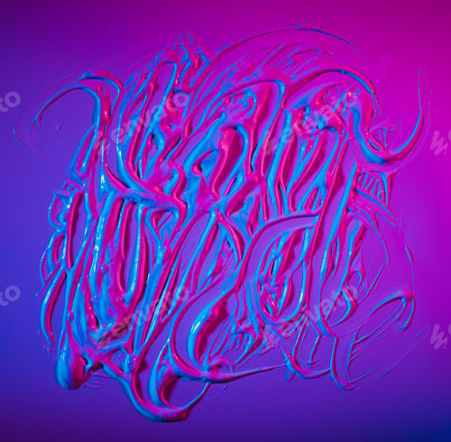 Preview: Puddle of neon paint