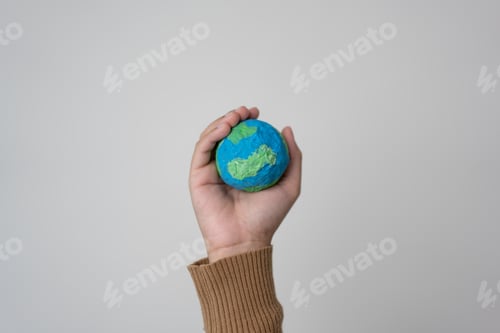 Preview: Concept of save world environment by our hand